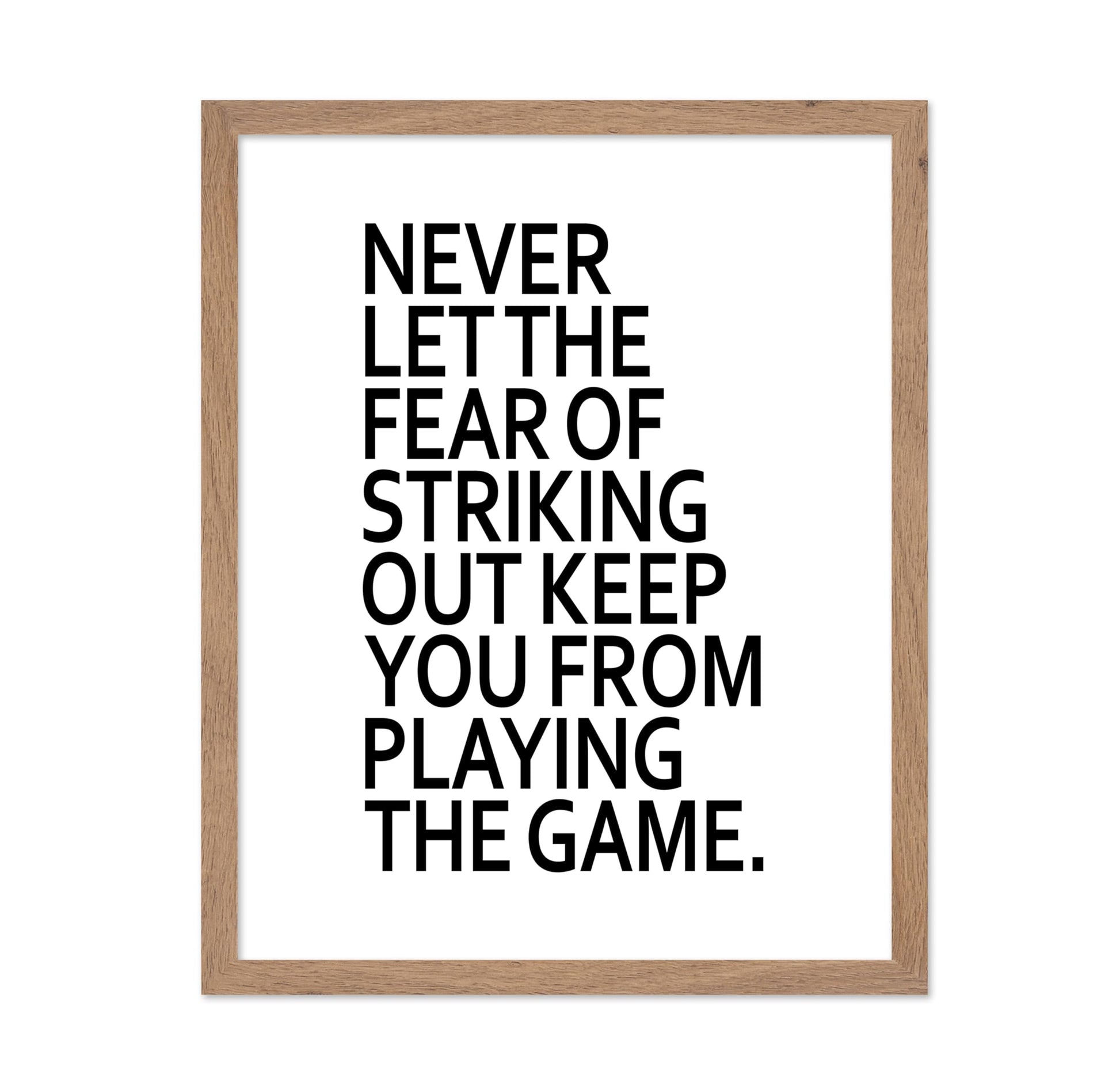 Never Let Fear