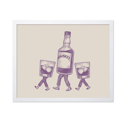 Whiskey Bottle and Iced Glass No6