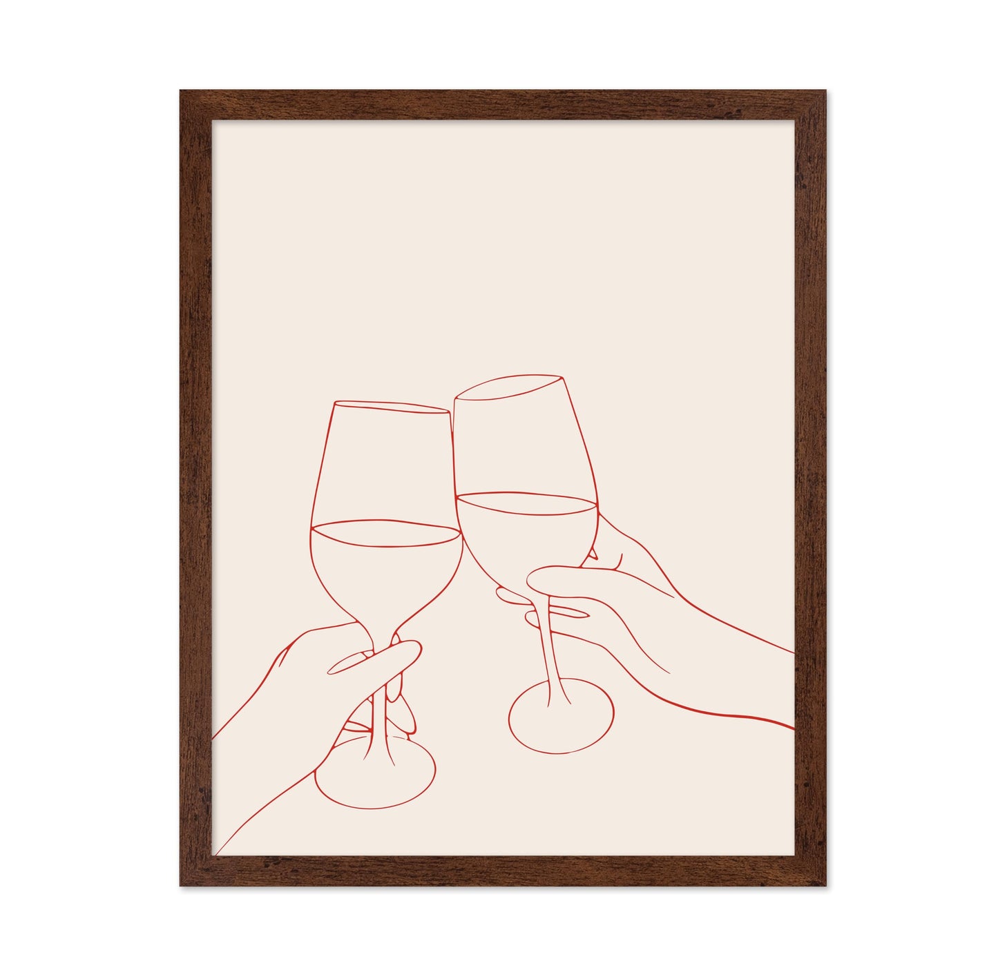 Cheers Line Drawing No2