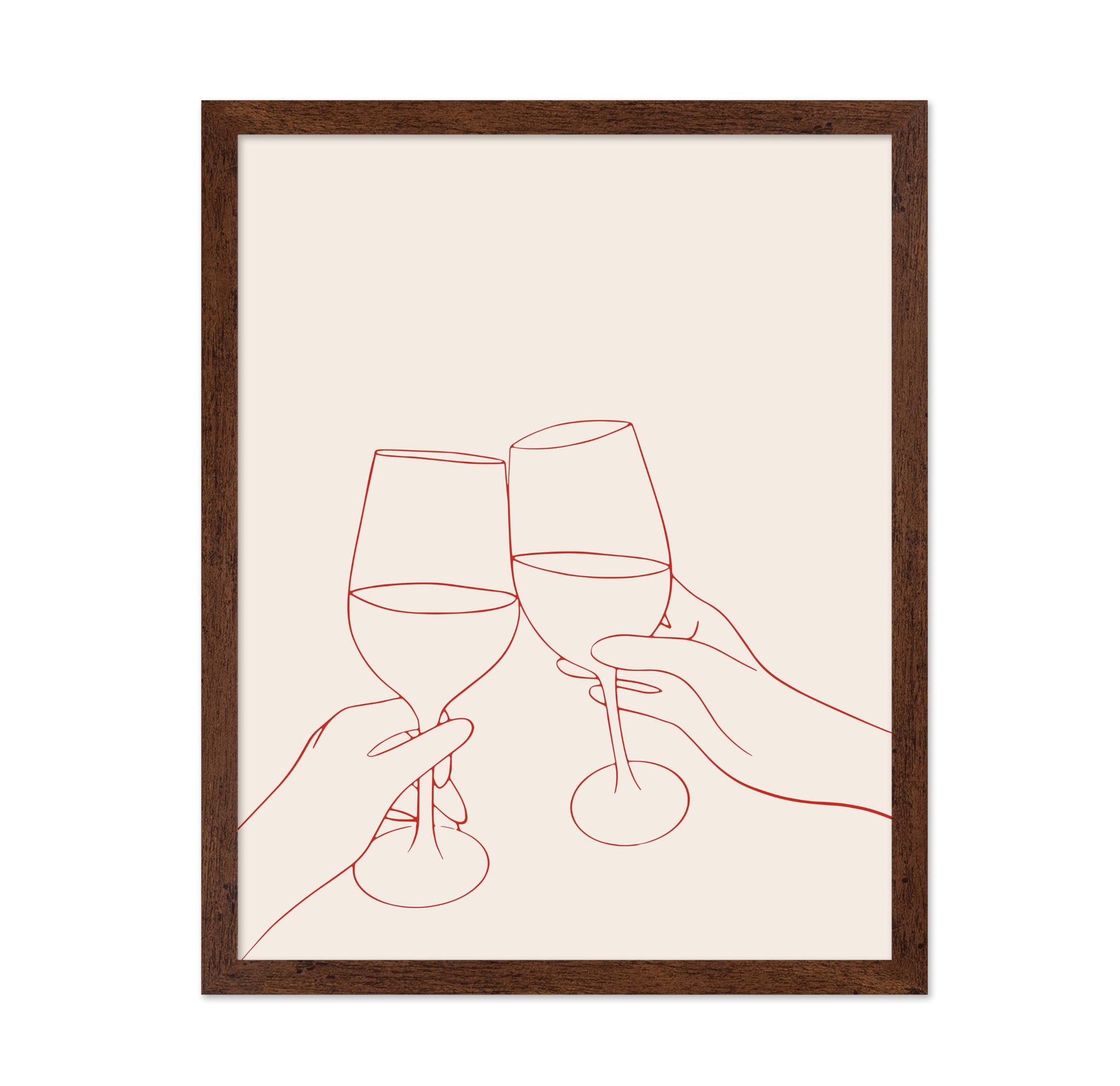 Cheers Line Drawing No2