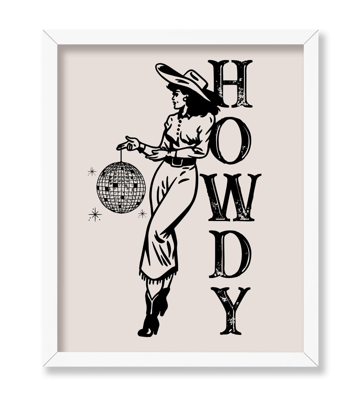 Cowgirl Howdy