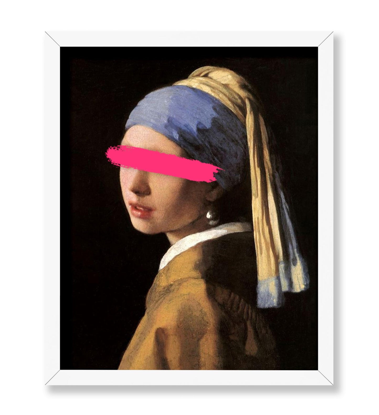Altered Portrait of Girl With A Pearl Earring