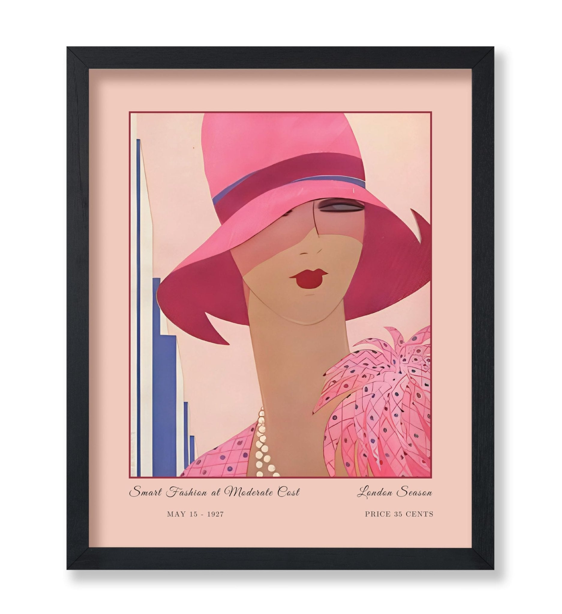Pink Fashion Magazine Cover