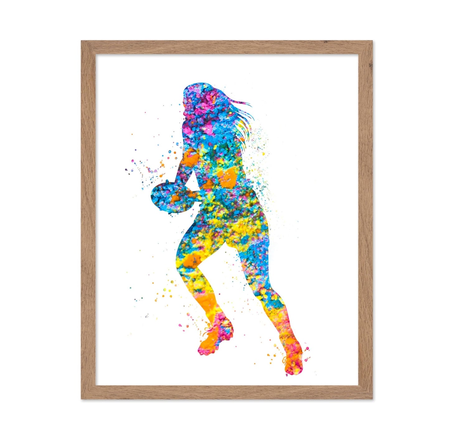 Watercolor Rugby No2