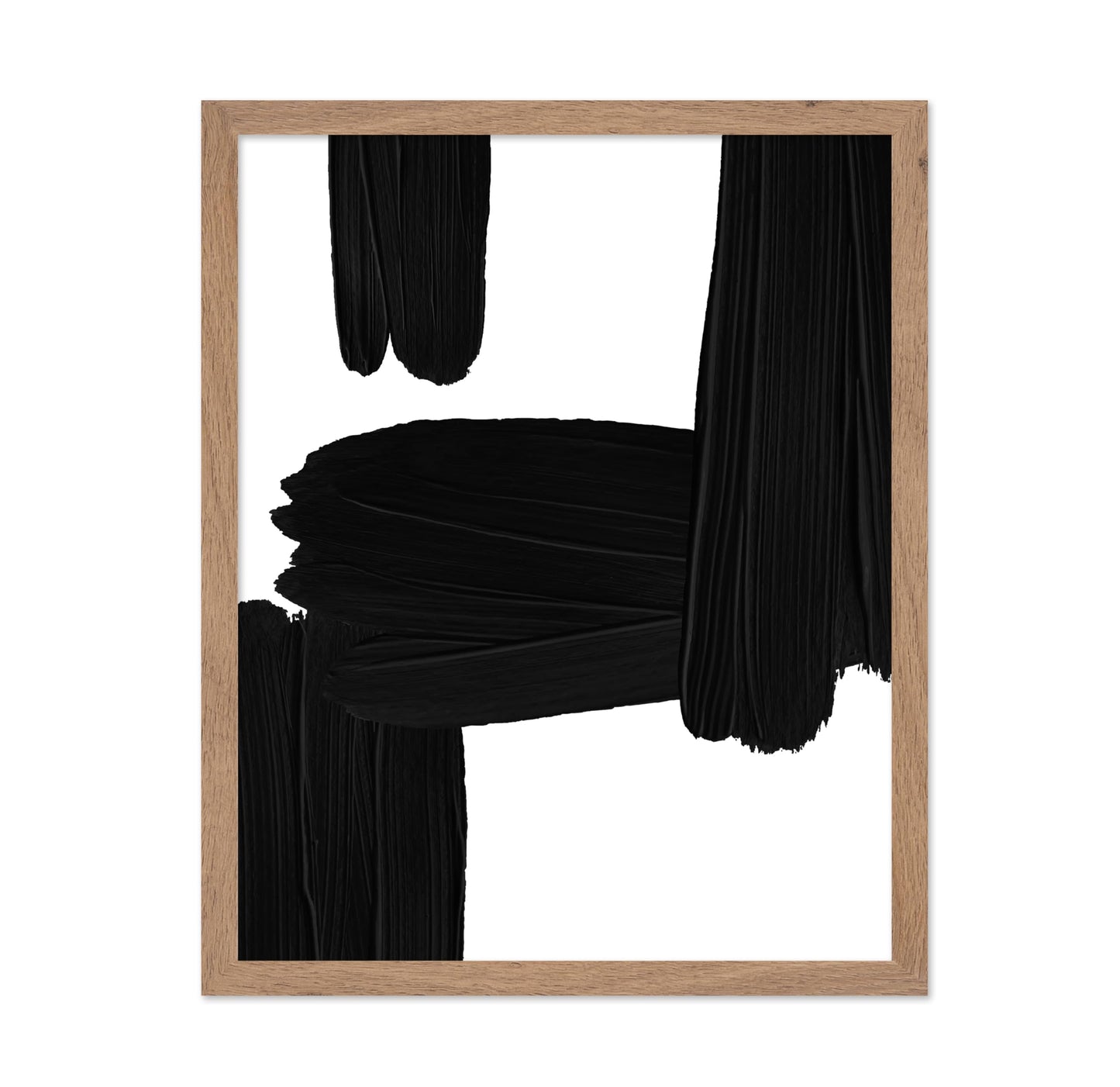 Black Paint Strokes