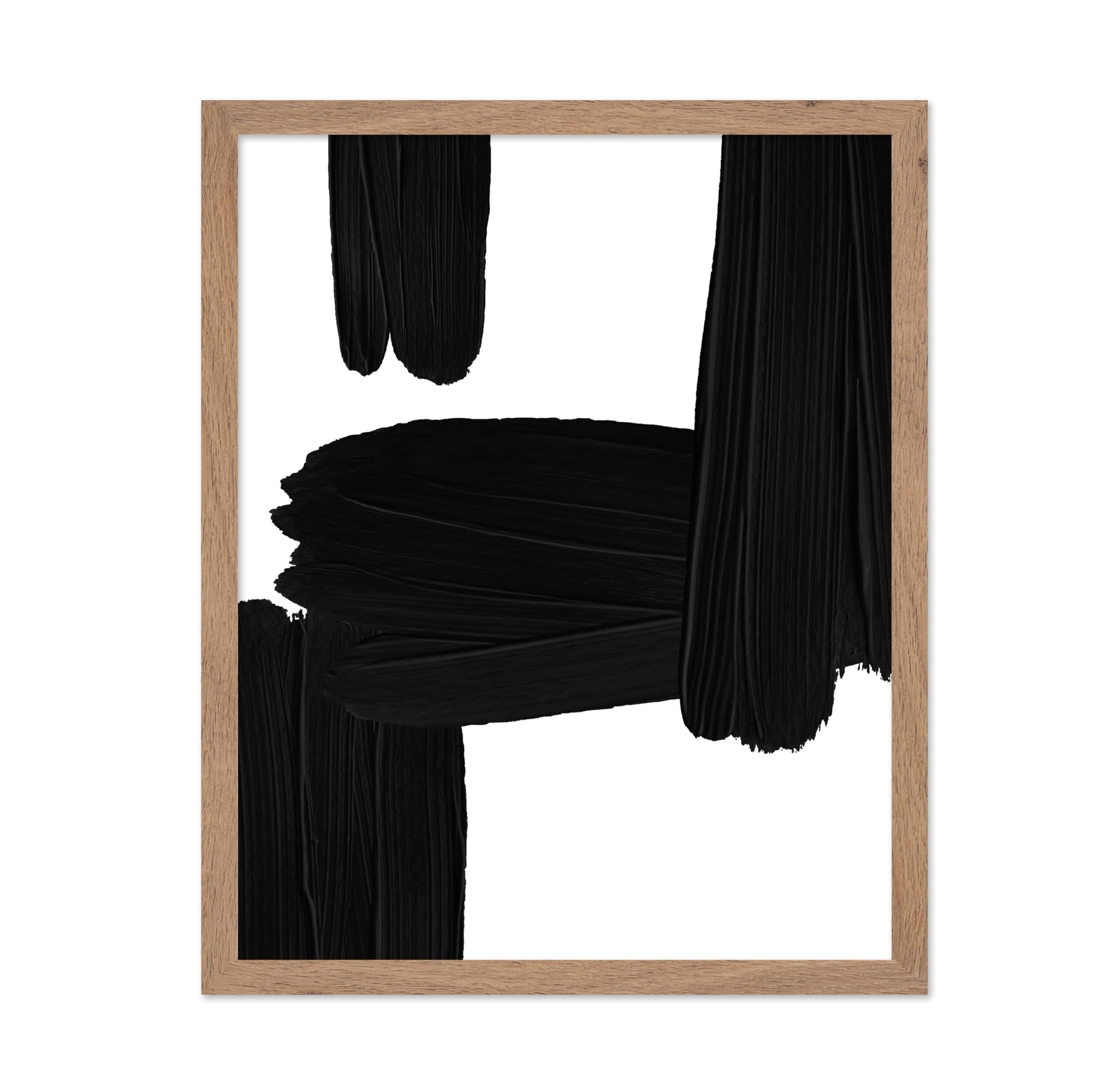 Black Paint Strokes
