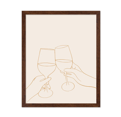 Cheers Line Drawing No3