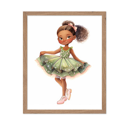 Little Black Ballerina Girl No2