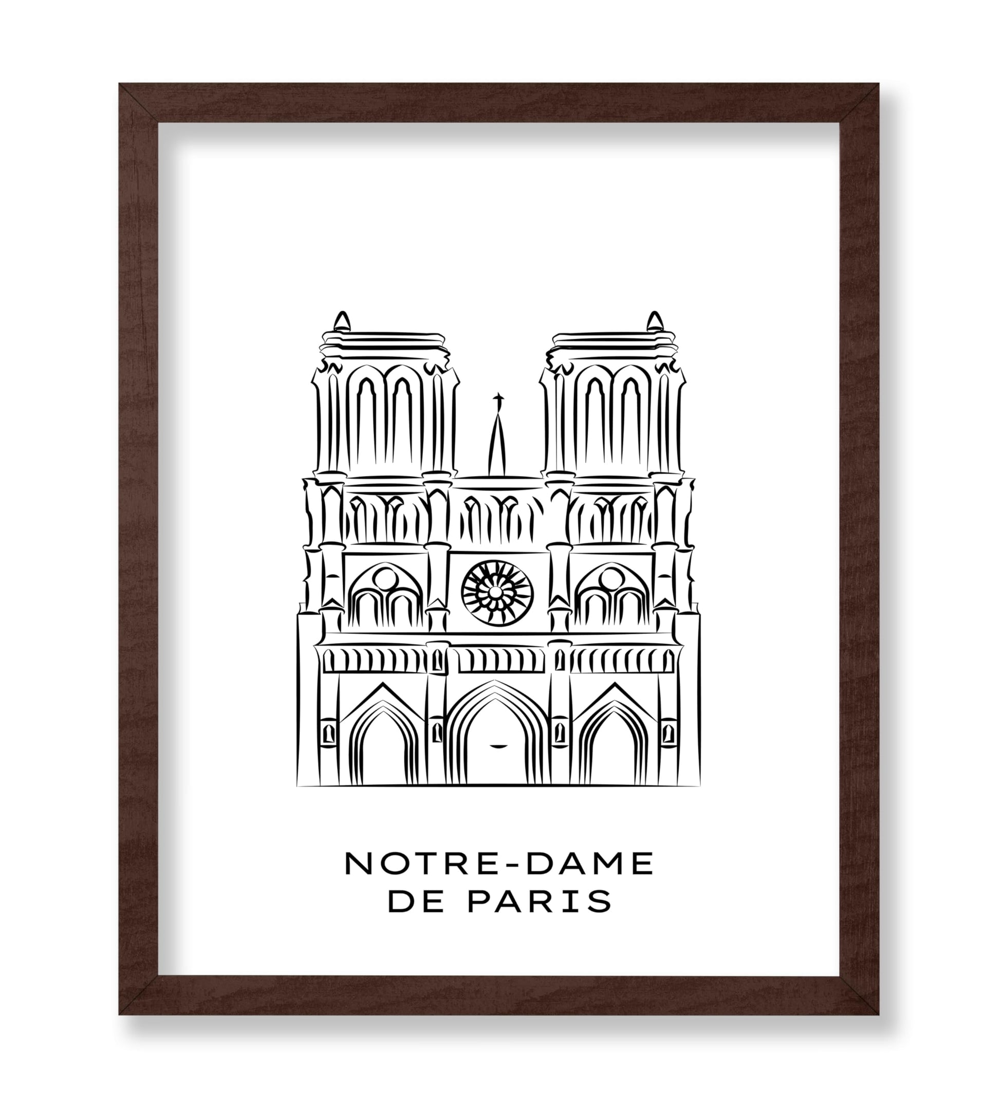 Notre Dame Cathedral Sketch