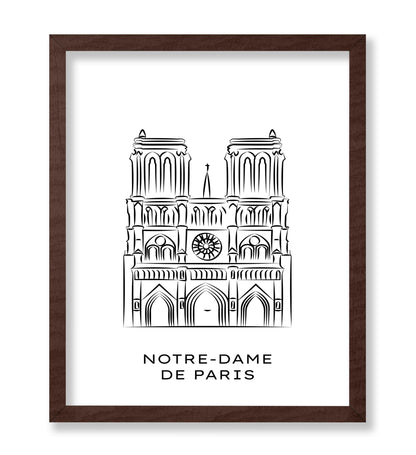Notre Dame Cathedral Sketch