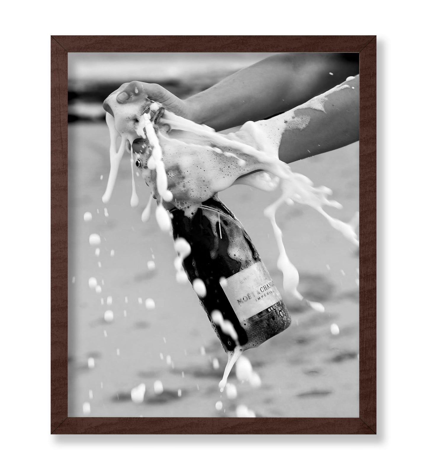 Popping Champagne Bottle