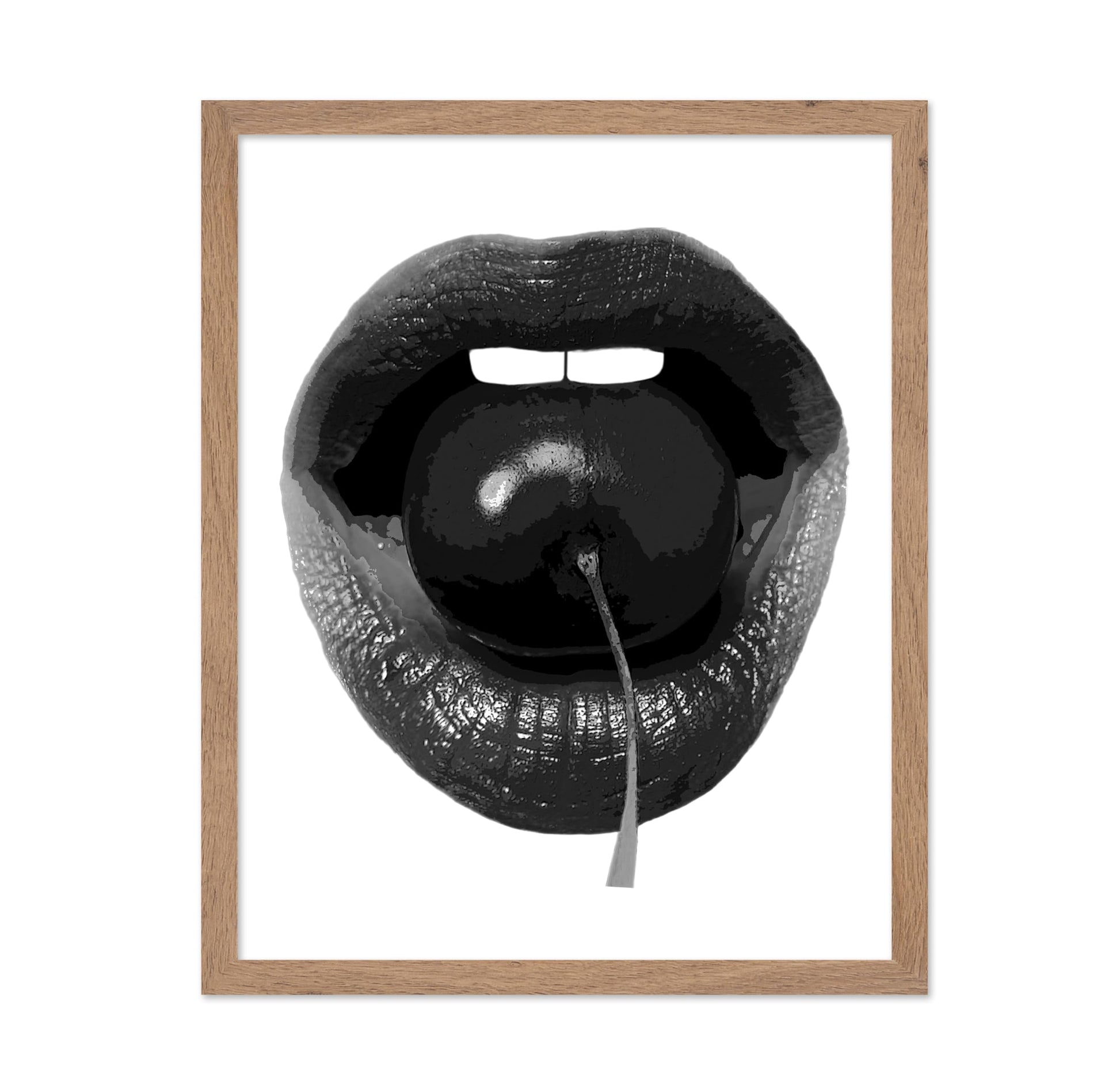 Cherry on Lips