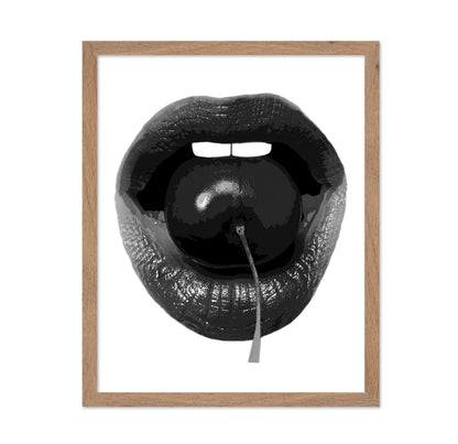 Cherry on Lips