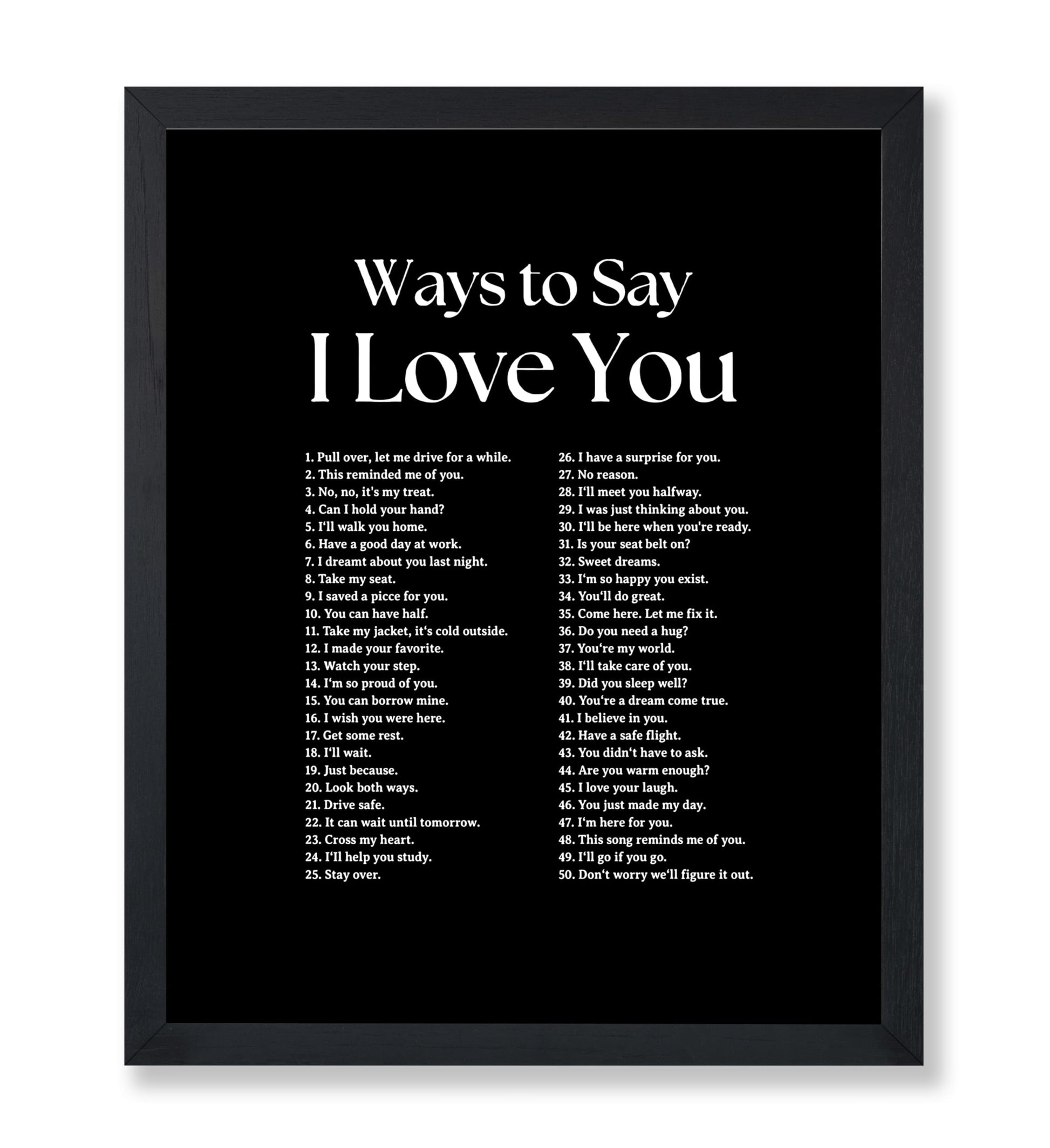 Ways To Say I Love You No6