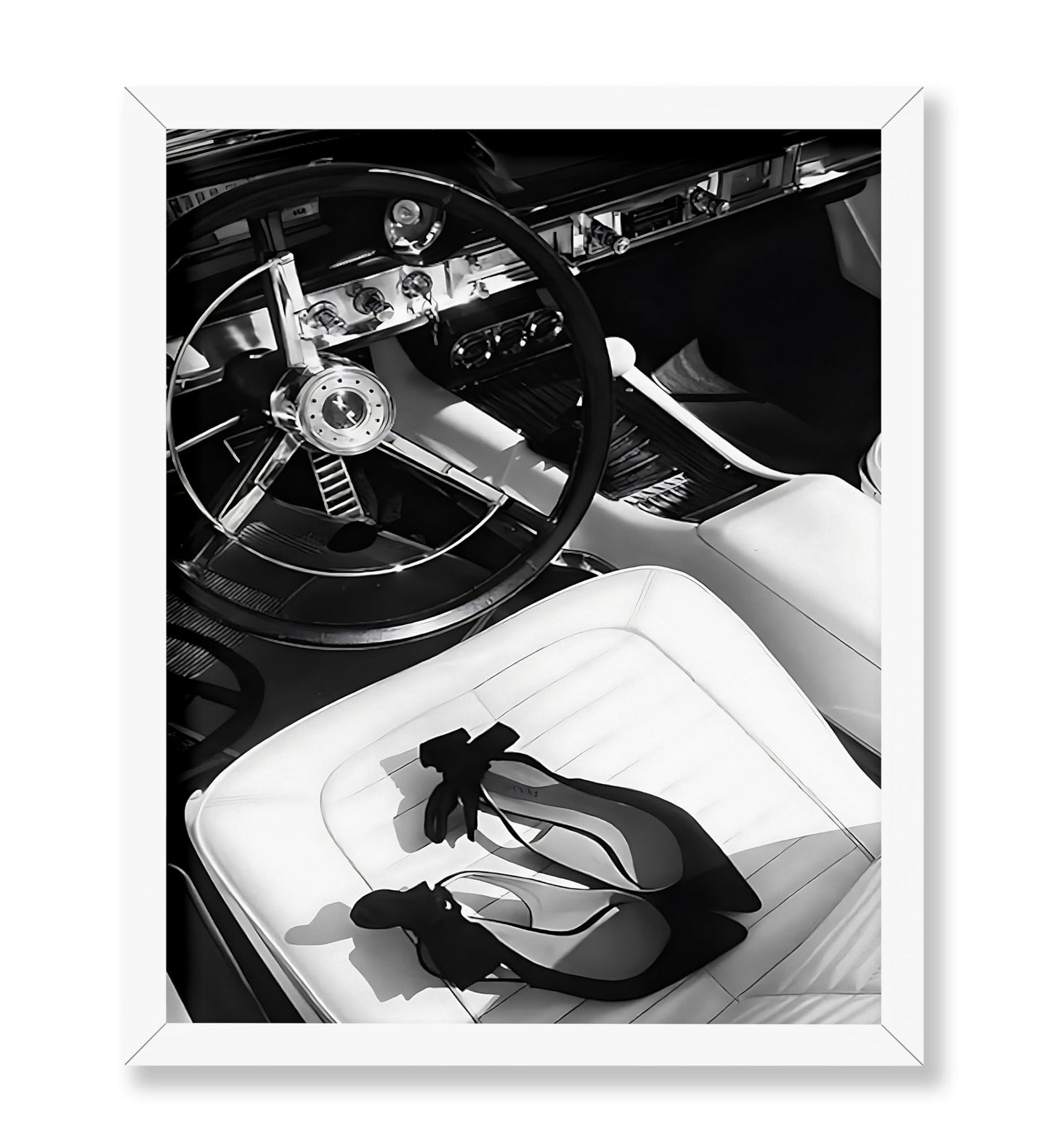 High Heels on Driver's Seat