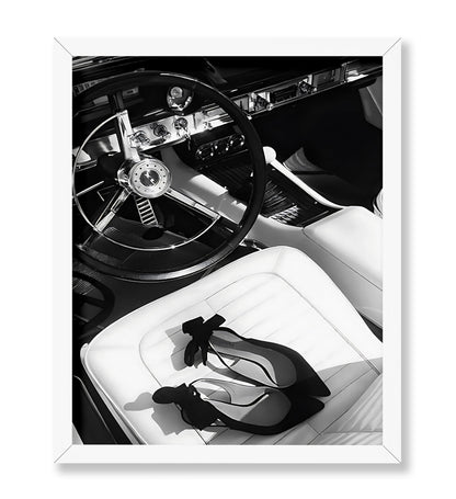 High Heels on Driver's Seat