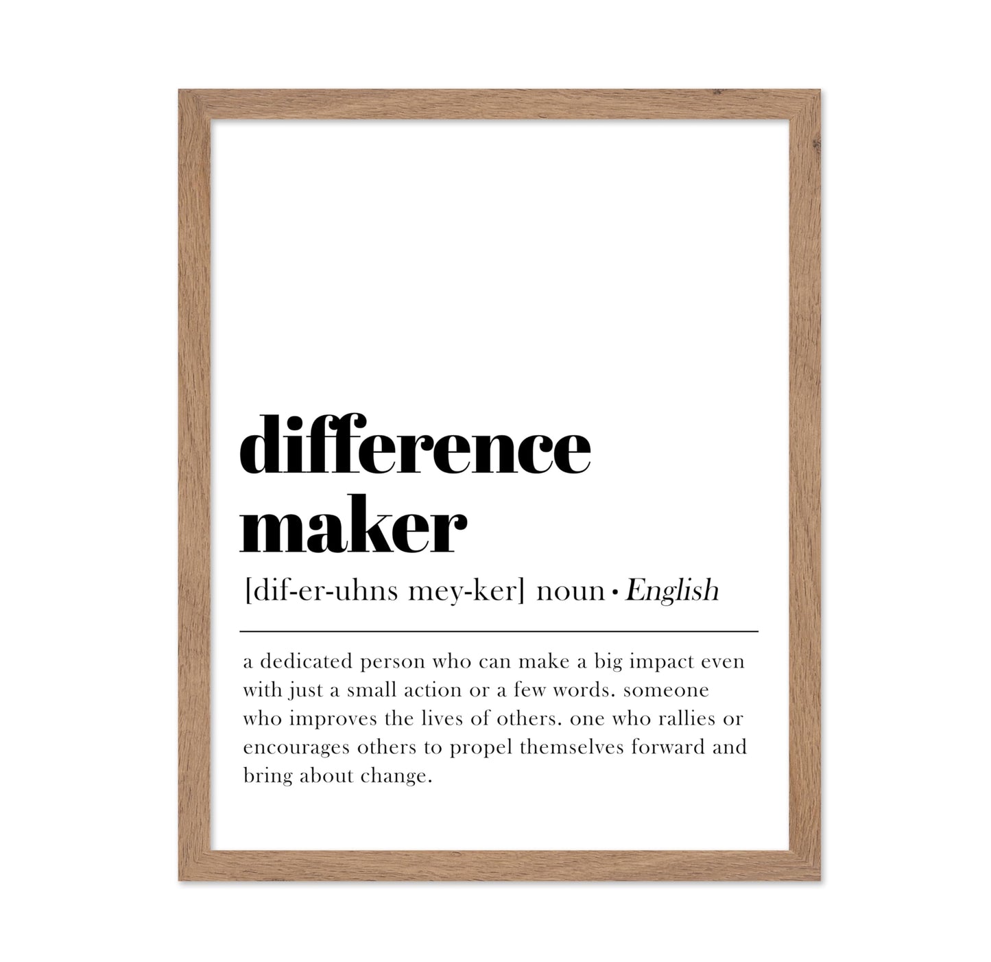 Difference Maker