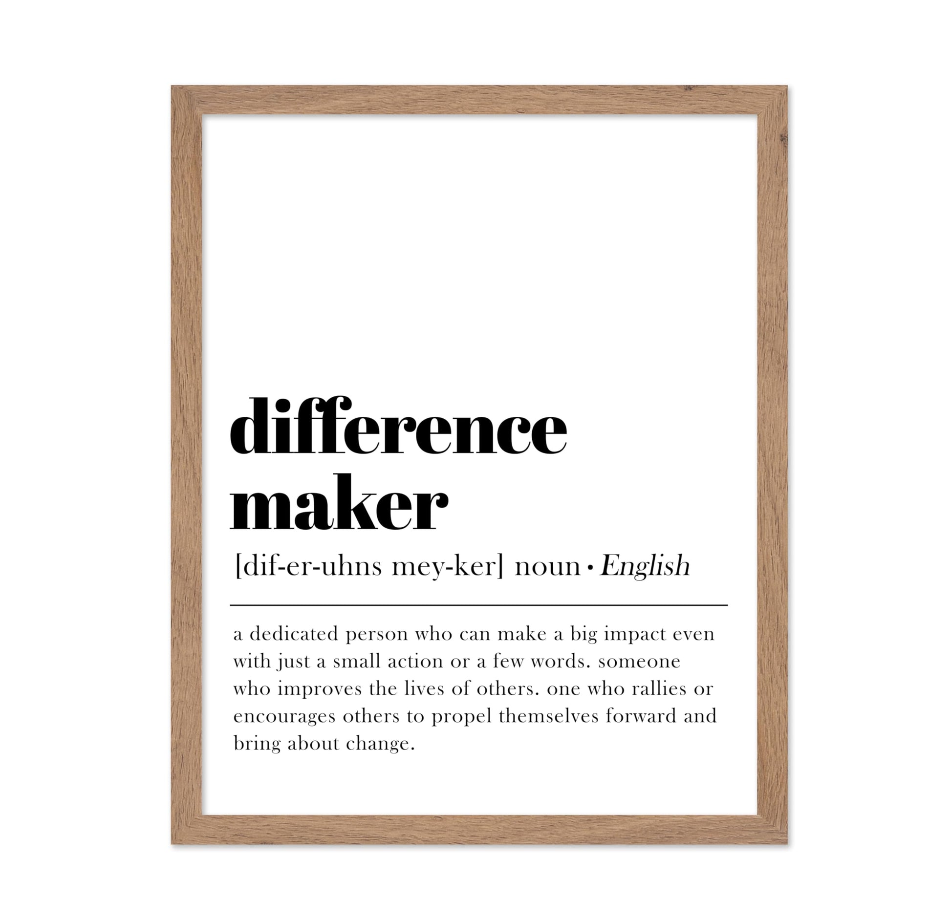Difference Maker