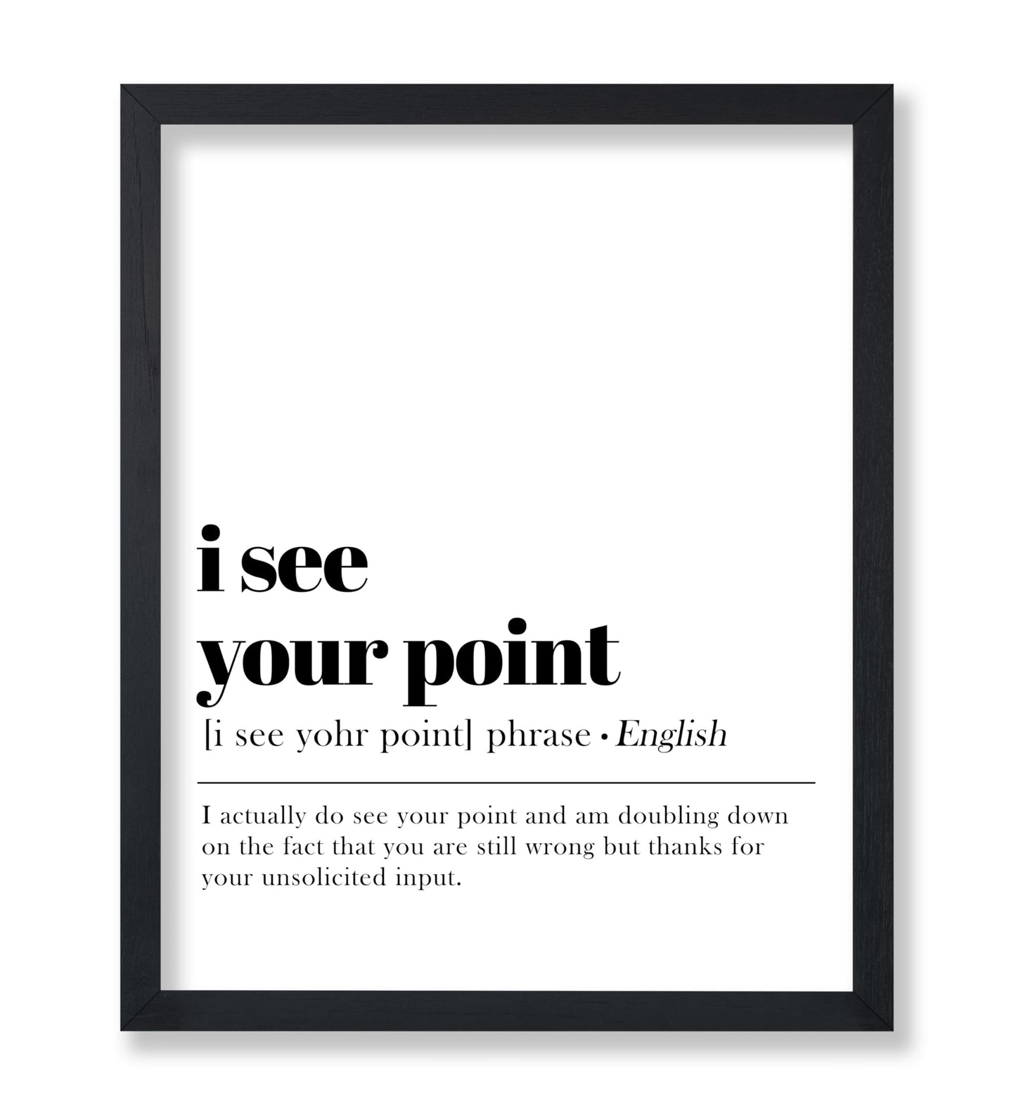 I See Your Point