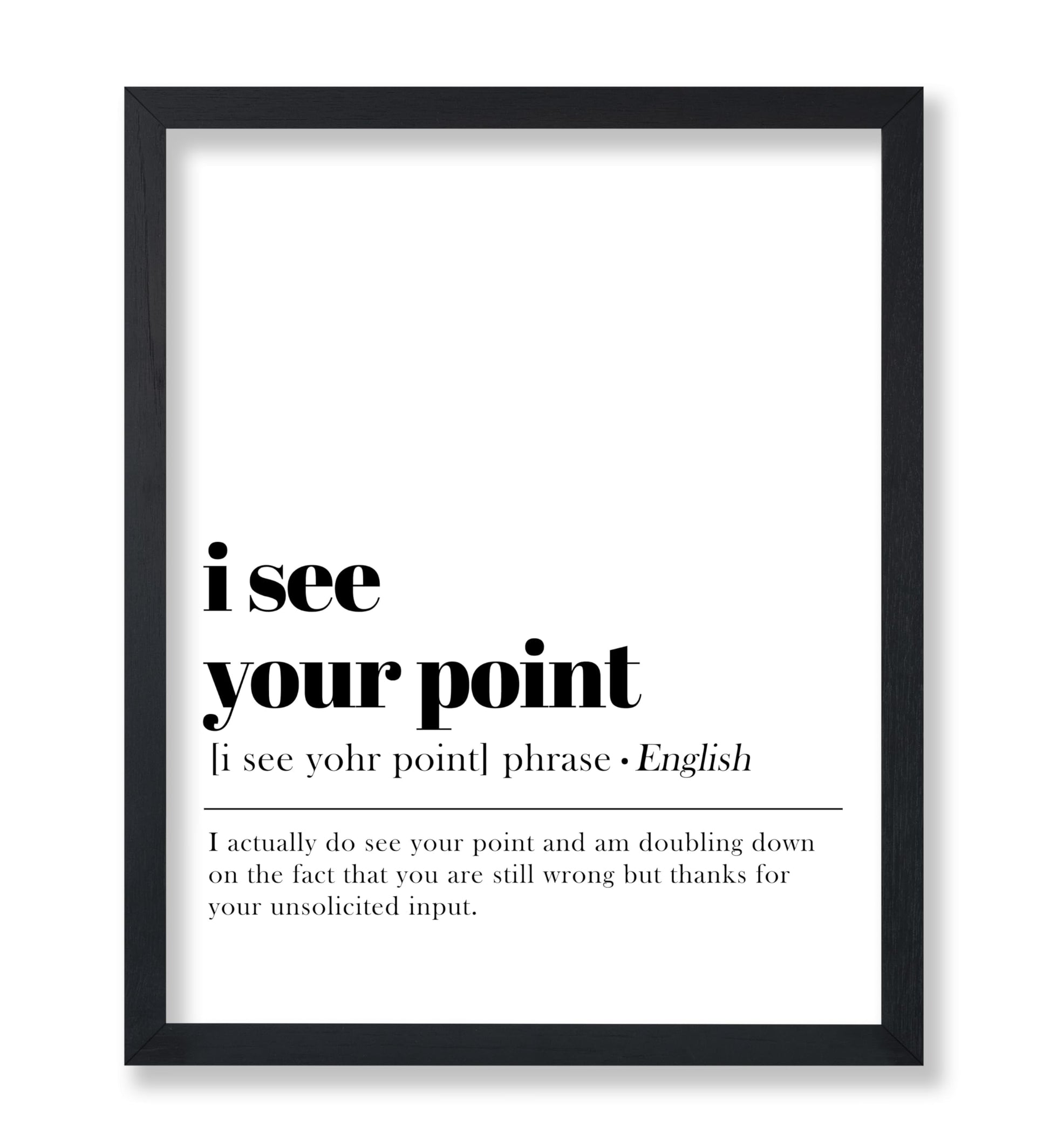 I See Your Point