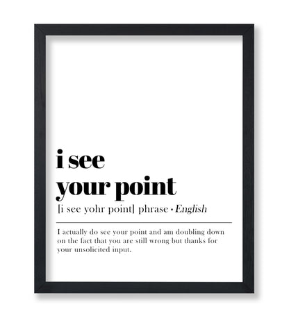 I See Your Point
