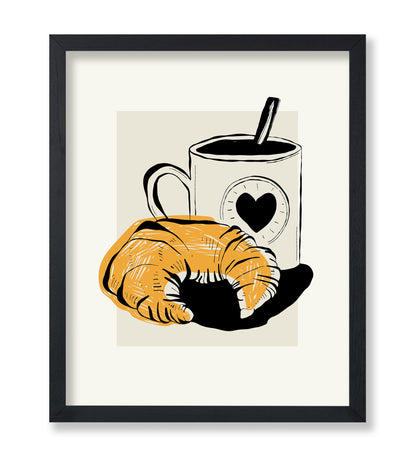 Coffee and Croissant No1