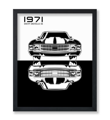 Classic Car Silhouette No1