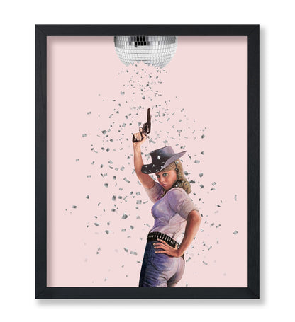 Cowgirl Broken Disco Ball