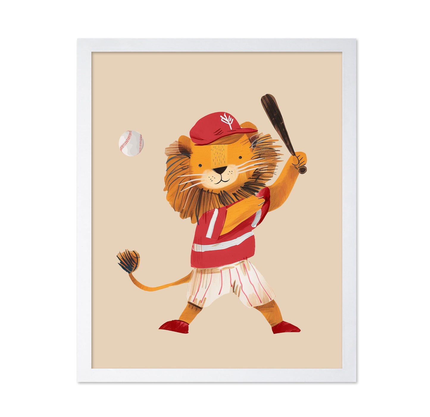 Whimsical Lion No1