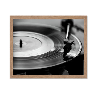 Flat Disc Vinyl Record