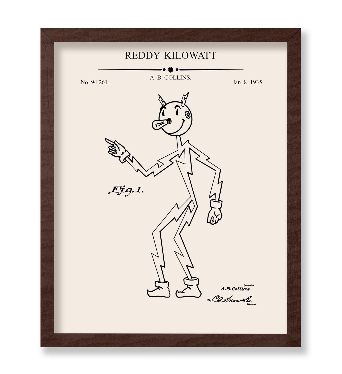 Reddy Kilowatt Blueprint