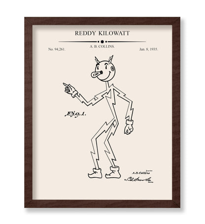 Reddy Kilowatt Blueprint