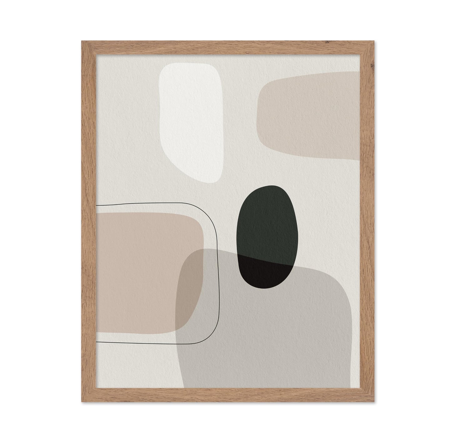 Abstract Beige Shapes