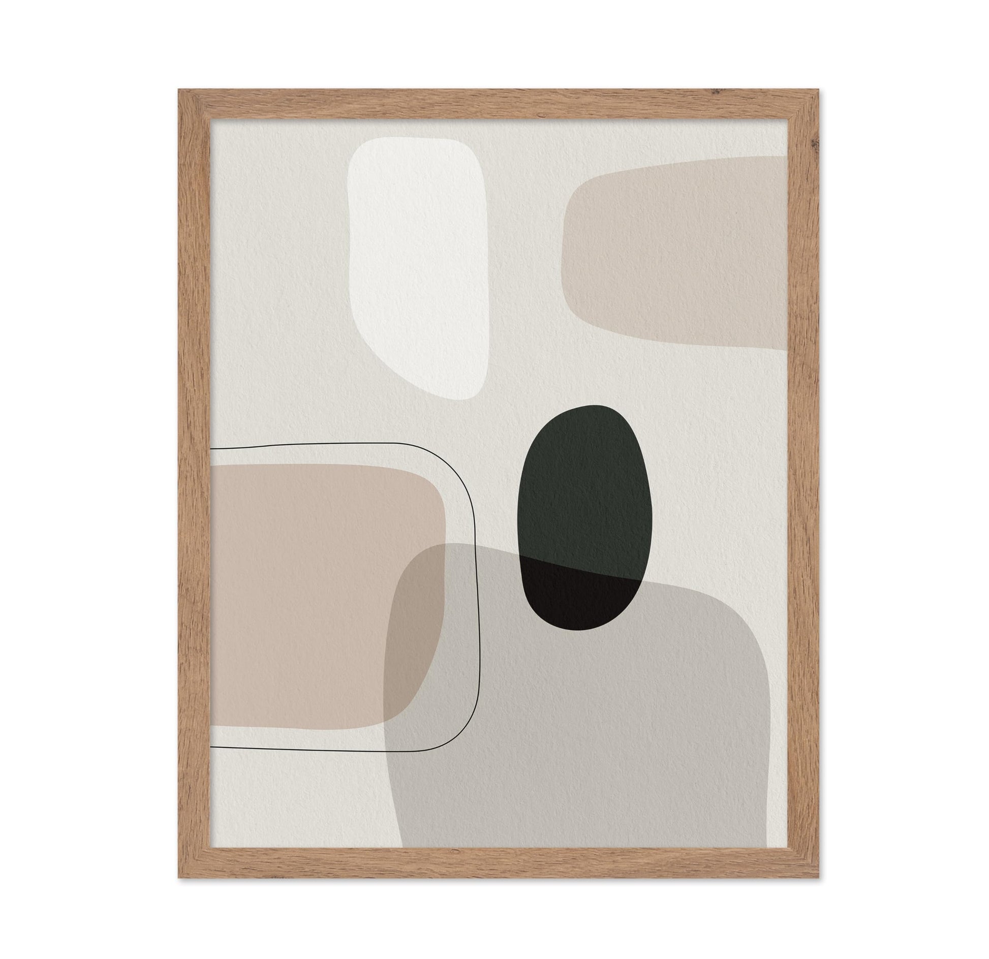 Abstract Beige Shapes