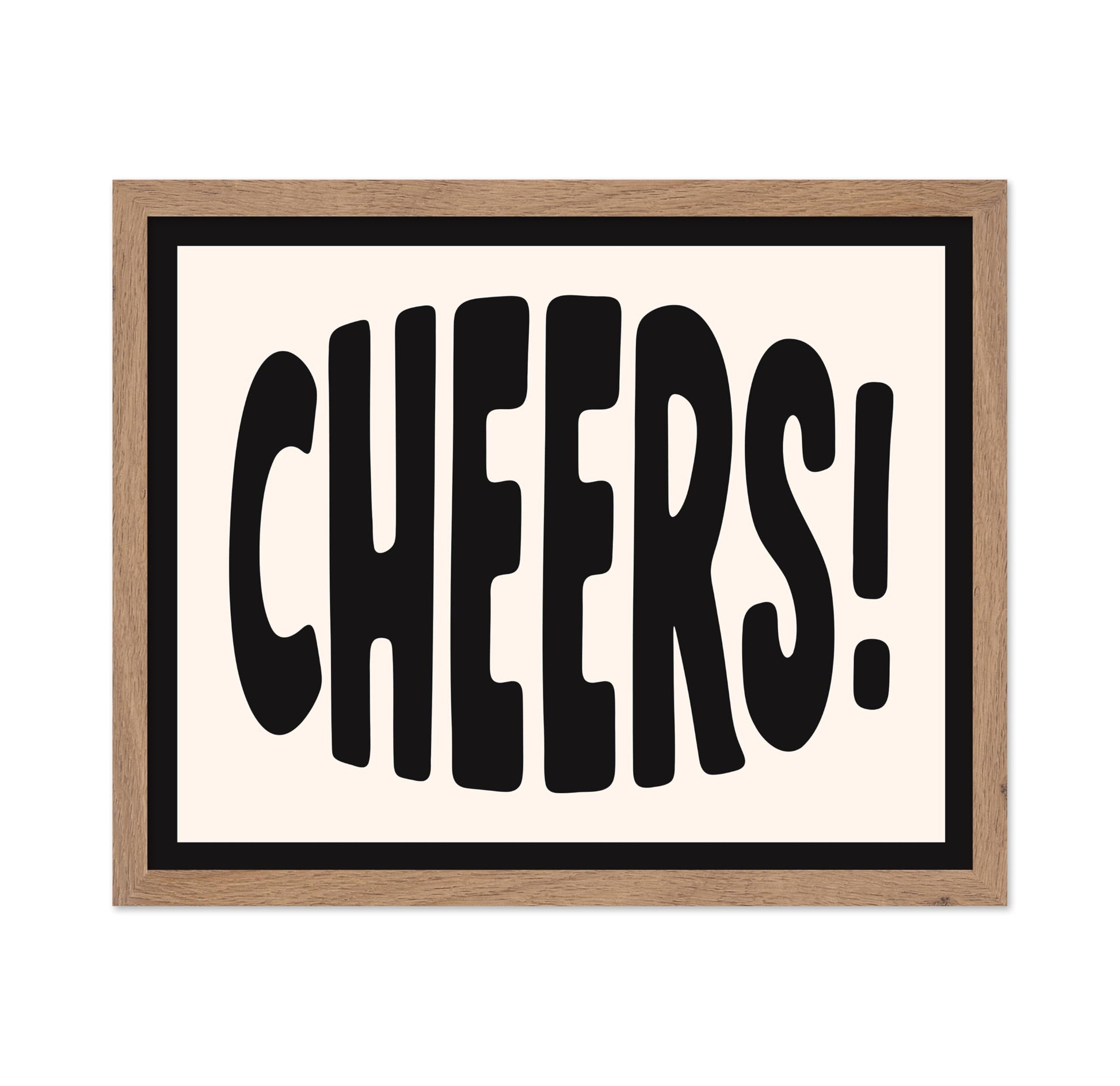 Cheers Typography No1