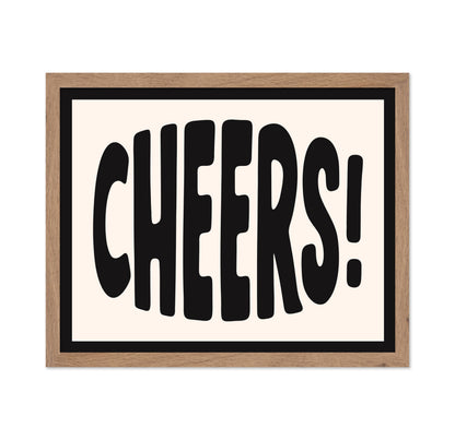 Cheers Typography No1