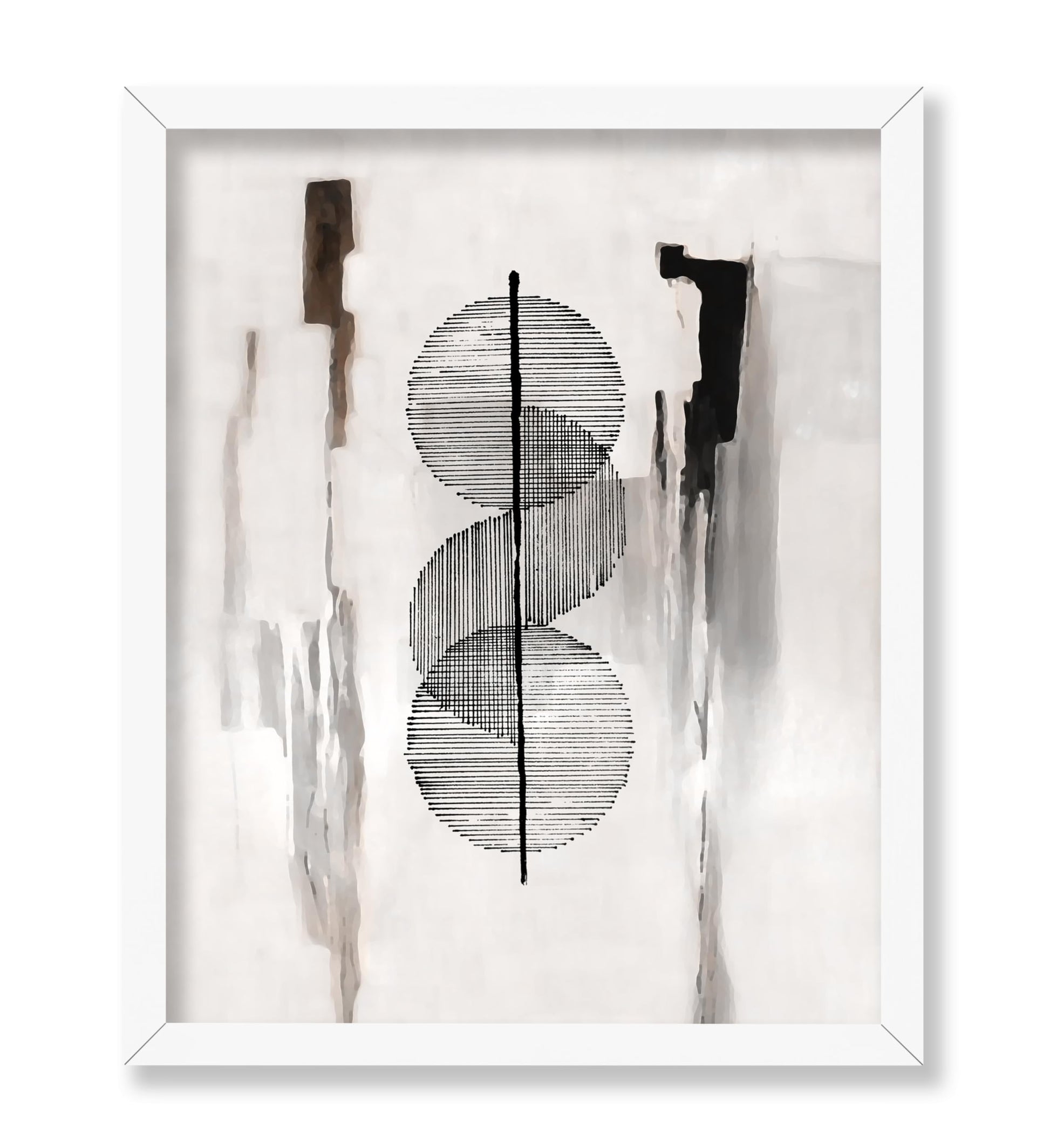 Line on Ink Wash