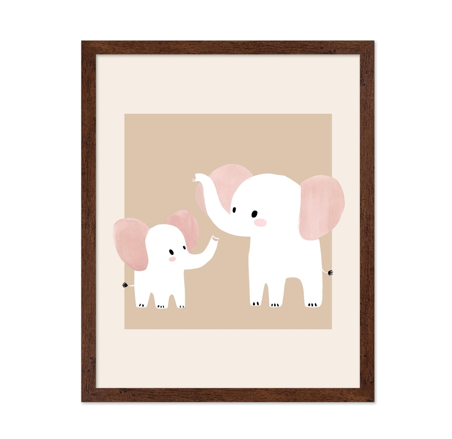Mommy and Baby Elephant