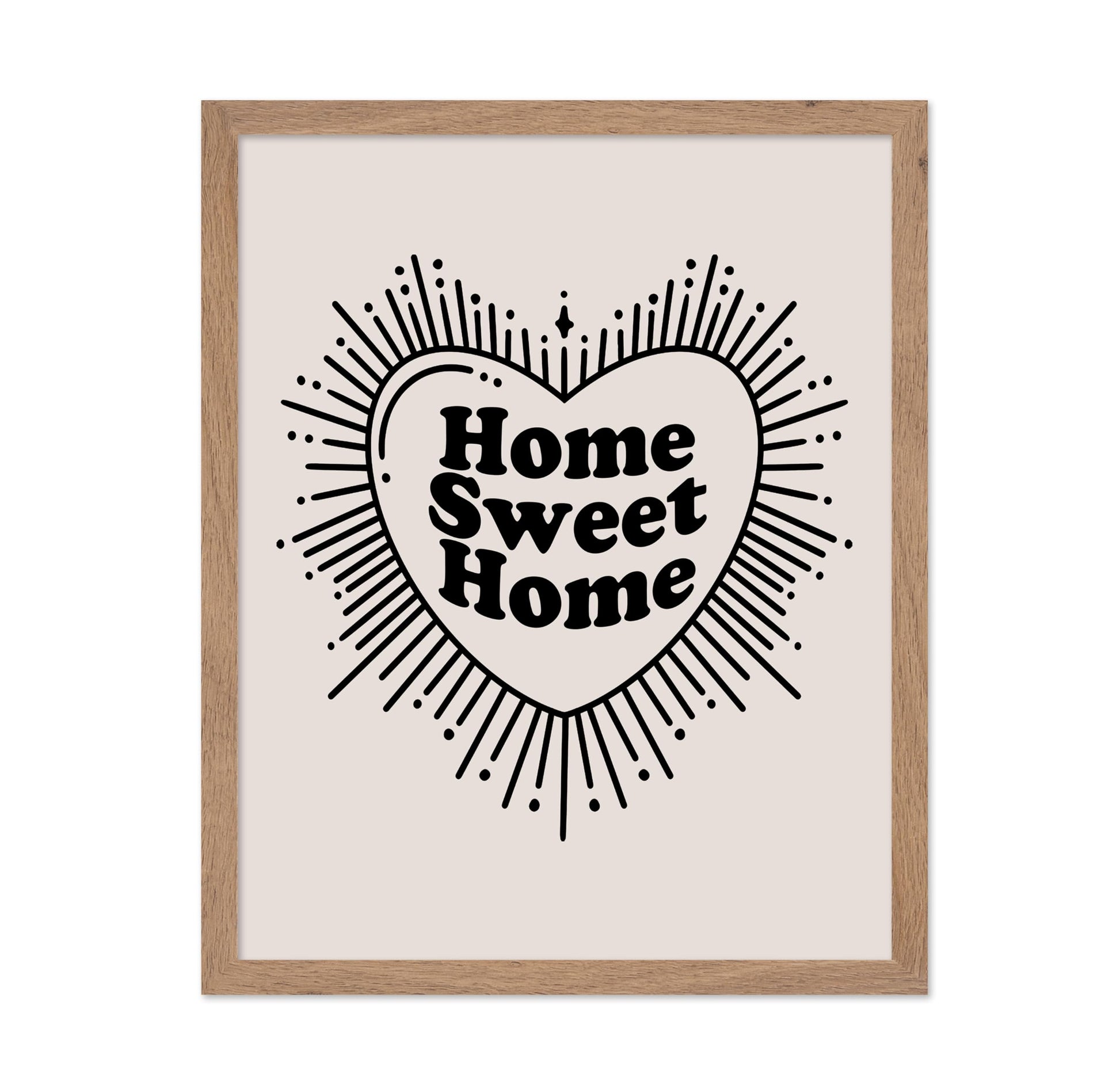 Beige Home Sweet Home