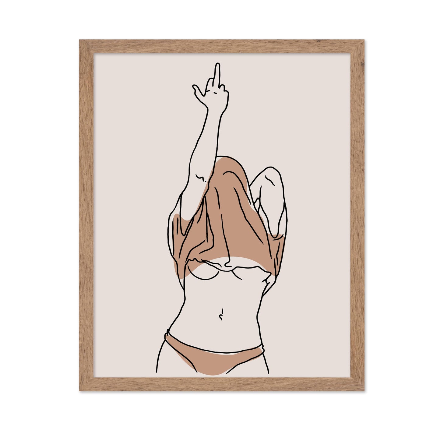 Woman Middle Finger No4