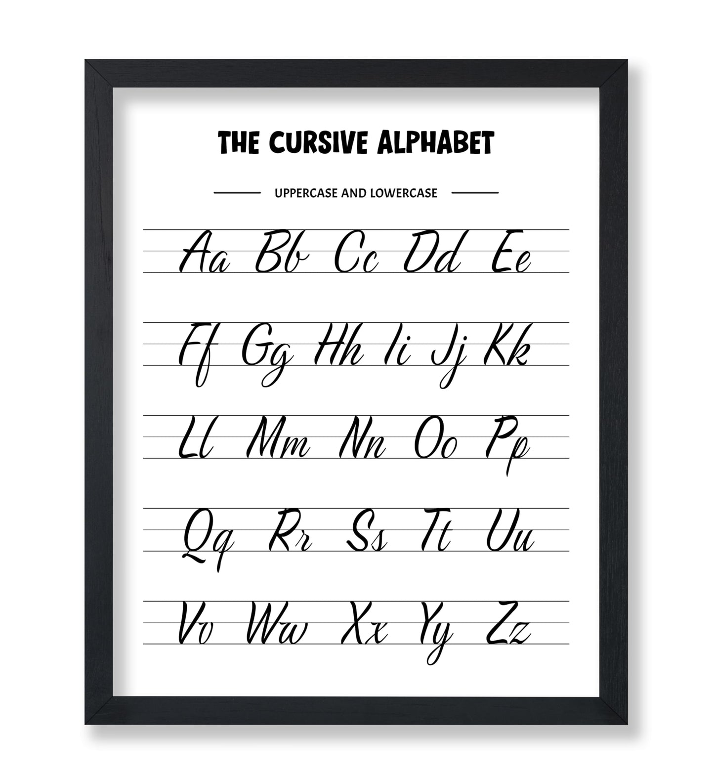 The Cursive Alphabet