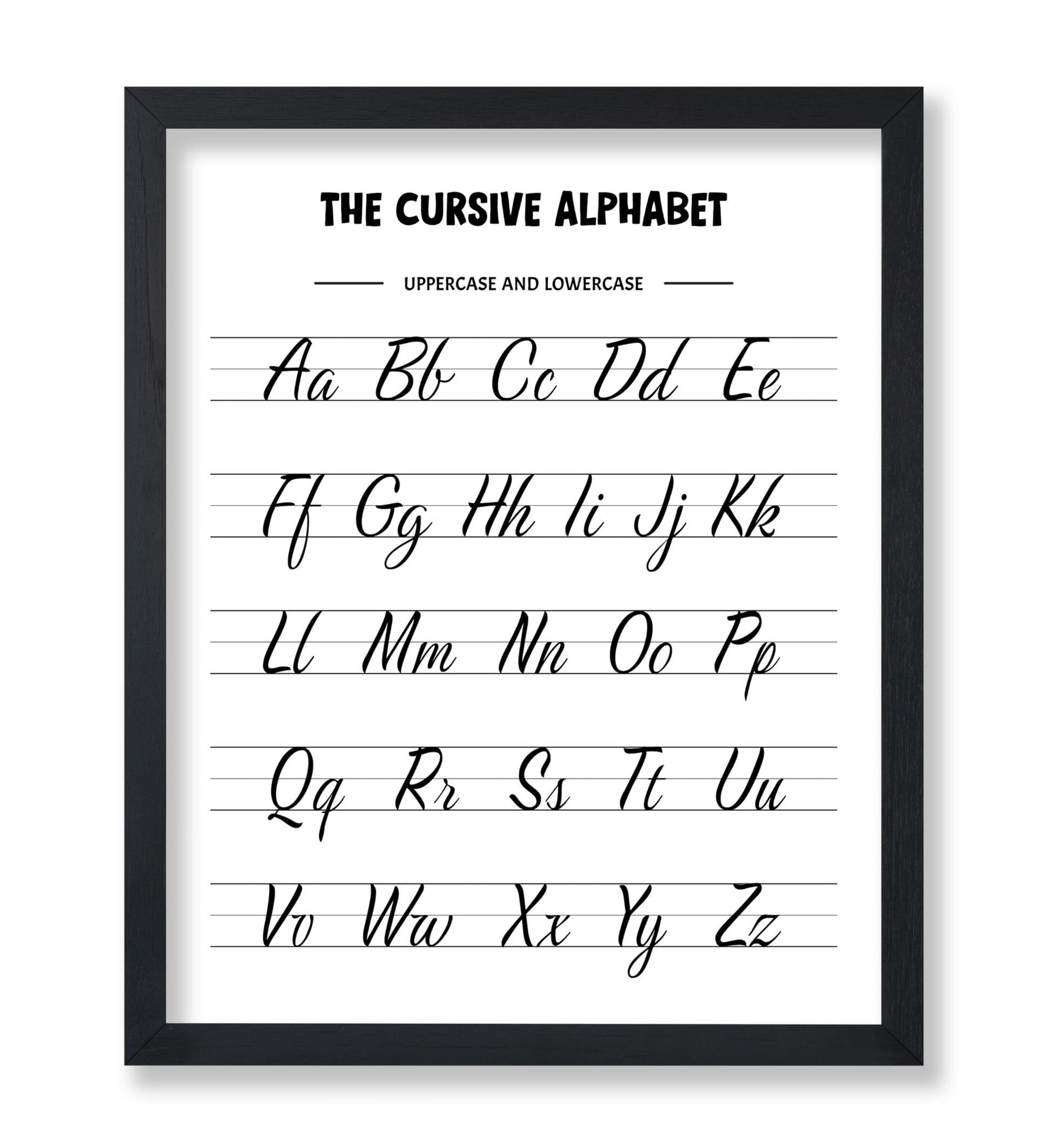 The Cursive Alphabet