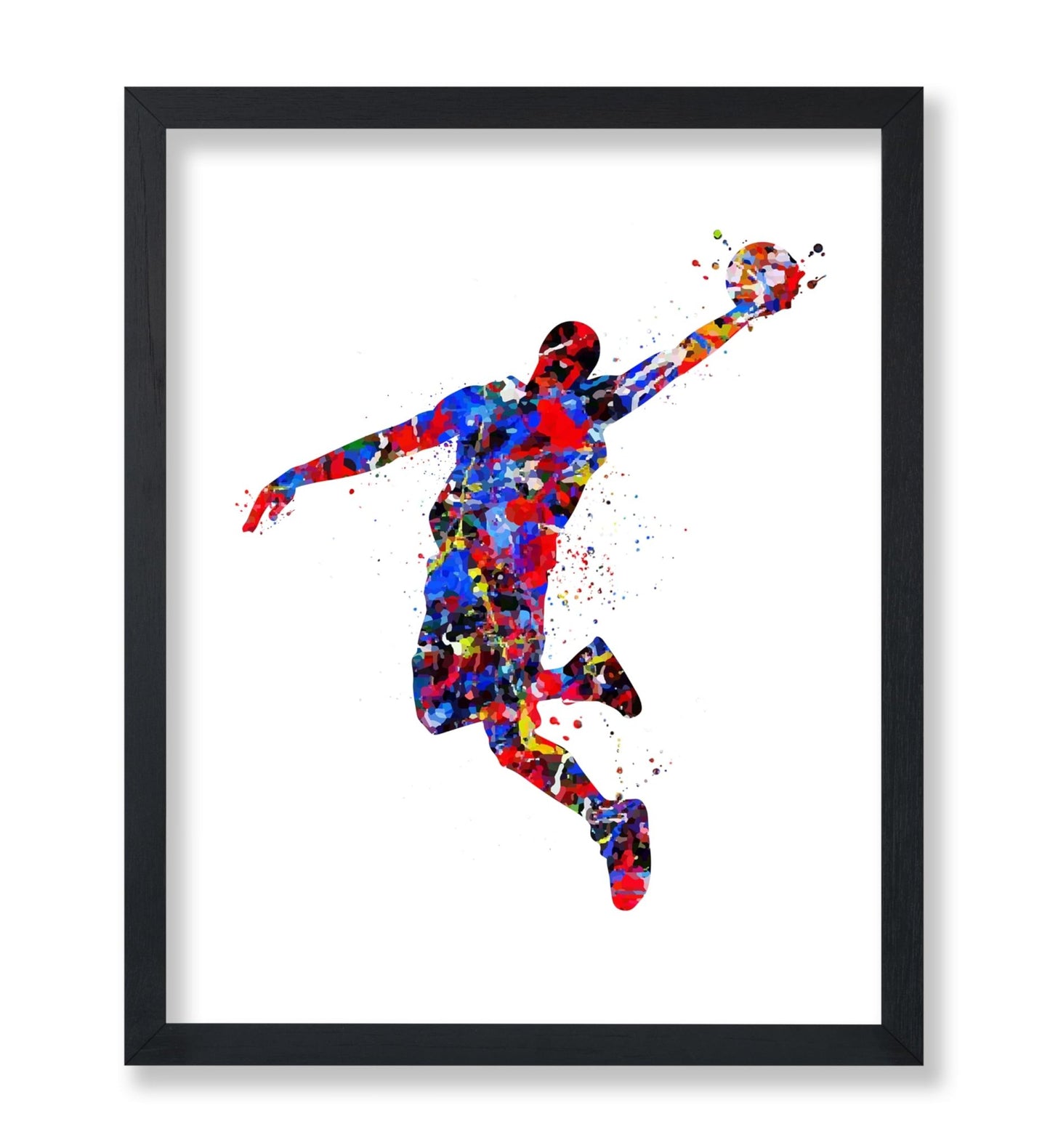 Watercolor Basketball No2