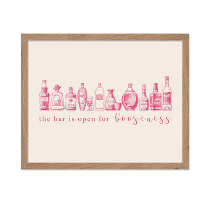 The Bar is Open for Boozeness No3