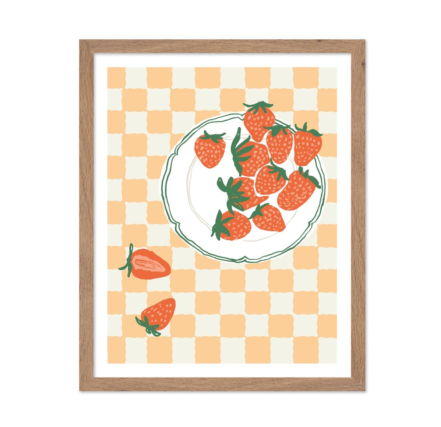 Strawberries on a Plate
