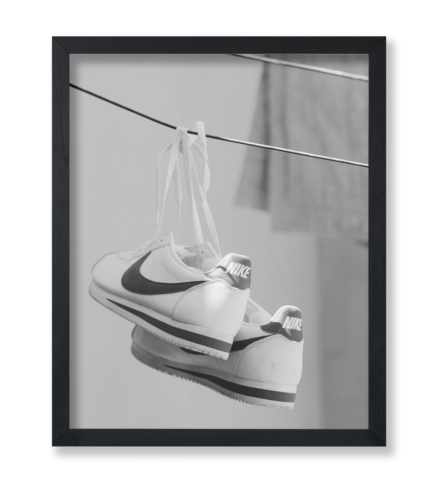 Shoes in Clothesline