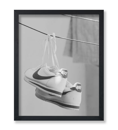 Shoes in Clothesline