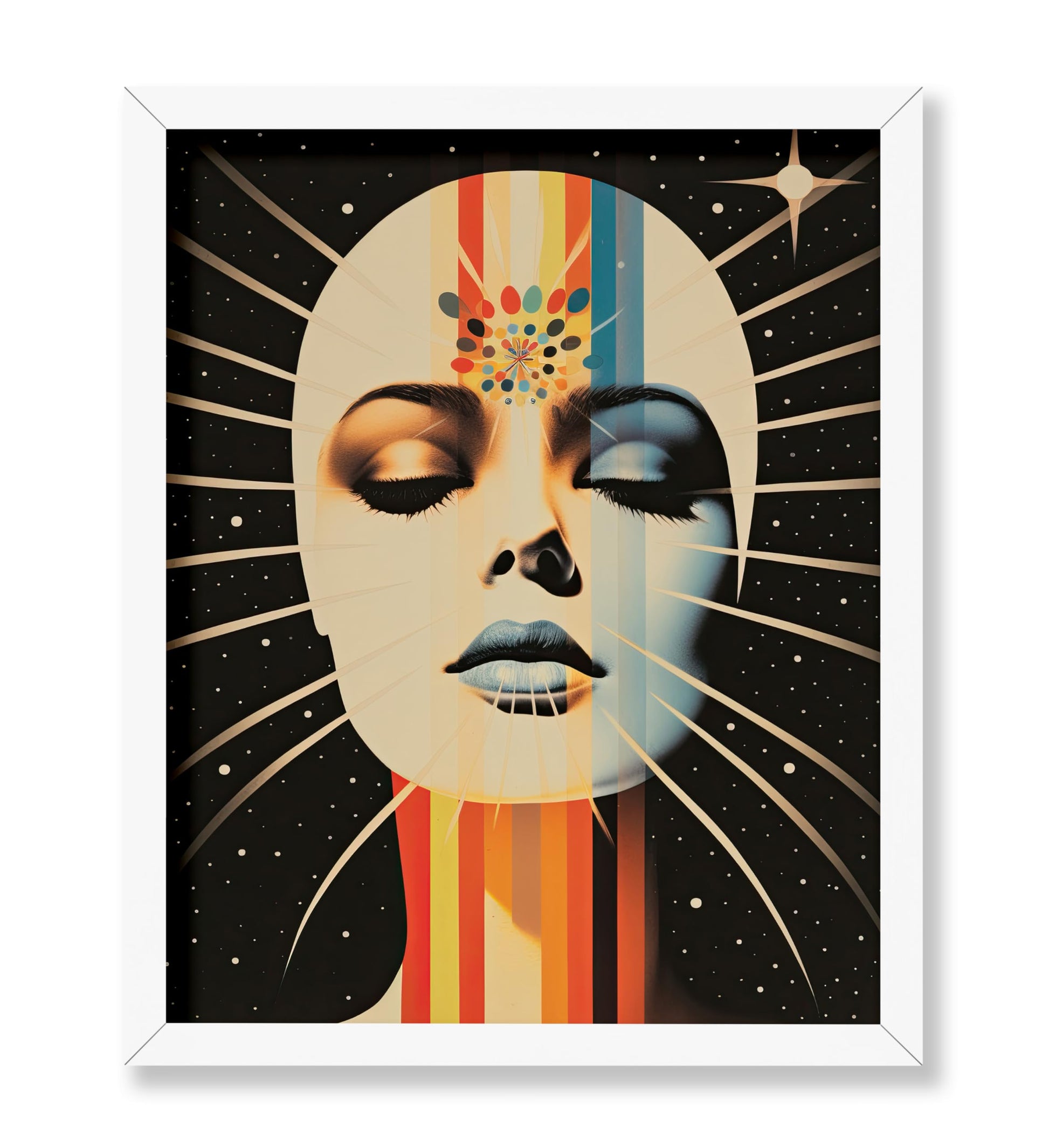 Trippy Woman Portrait No8