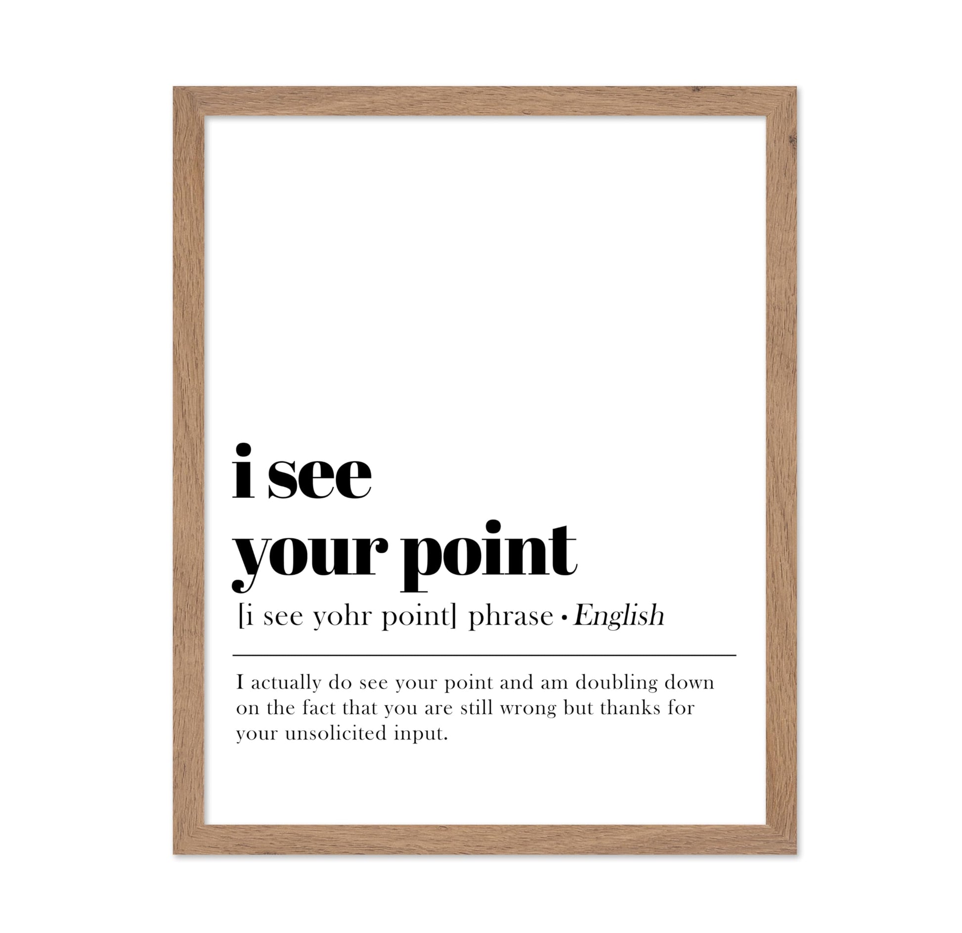 I See Your Point