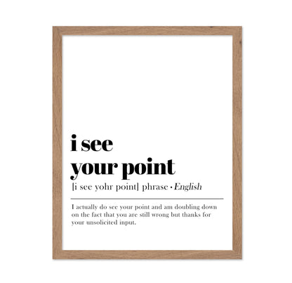 I See Your Point